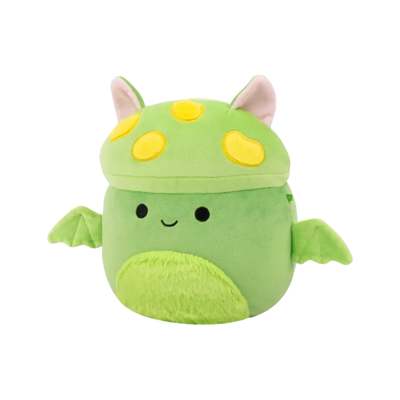Squishmallows - دمية إيرلينج الخفاش الفطرية باللون الأخضر النيون وبطن ناعم مقاس 12 بوصة | 1-6 سنوات Squishmallows - دمية إيرلينج الخفاش الفطرية باللون الأخضر النيون وبطن ناعم مقاس 12 بوصة | 1-6 سنوات