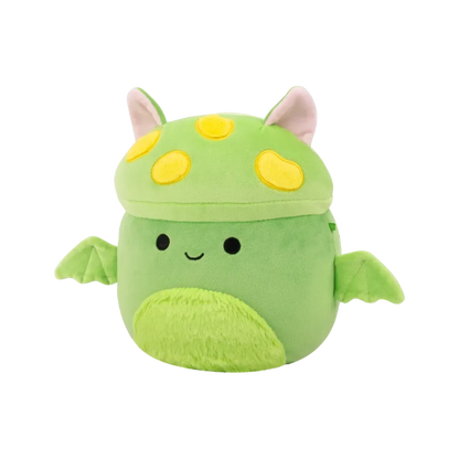 Squishmallows - Medium Plush 12" Earling the Neon Green Mushroom Bat with Fuzzy Belly | 1-6Y