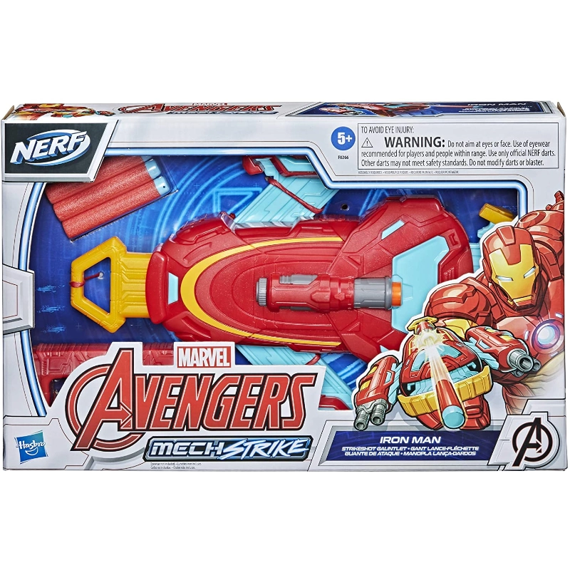 Marvel - Nerf Marvel Avengers Mech Strike Iron Man Gauntlet | 5Y+ Marvel - Nerf Marvel Avengers Mech Strike Iron Man Gauntlet | 5Y+