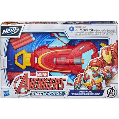 Marvel - Nerf Marvel Avengers Mech Strike Iron Man Gauntlet | 5Y+