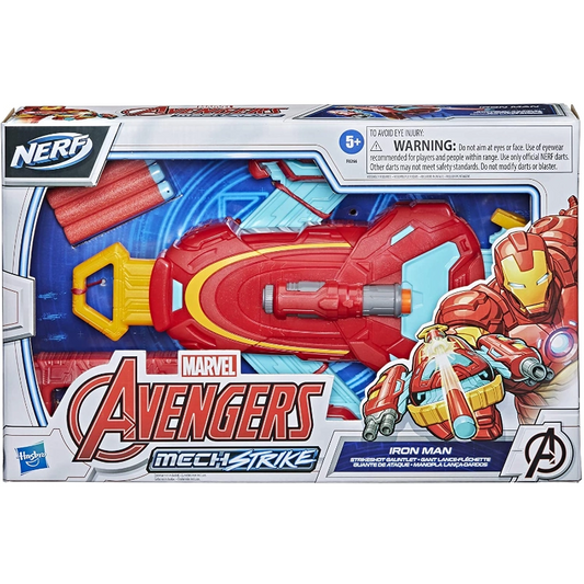 Marvel - Nerf Marvel Avengers Mech Strike Iron Man Gauntlet | 5Y+