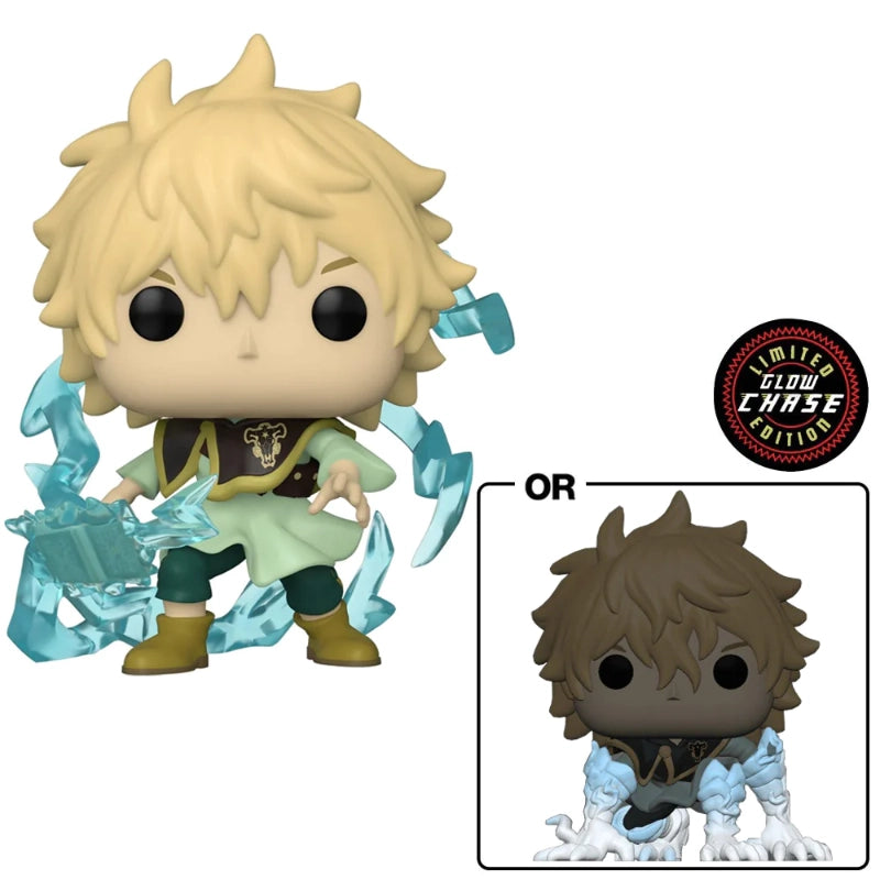 Funko - Pop! Animation: Black Clover- Luck Voltia with Chase (Exclusive) (Glow in the Dark) | 3Y+