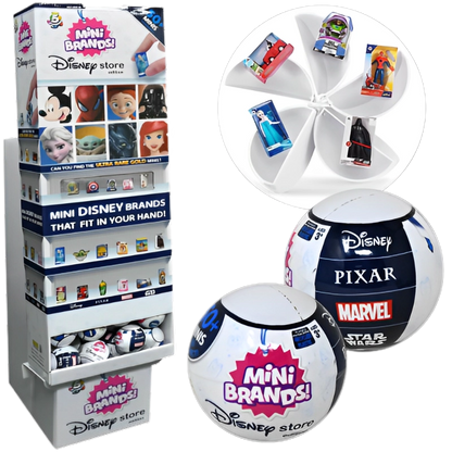 Mini Brands - Disney Store Series 1 Mystery Capsule- 88 Pcs- Sidekick | 3Y+