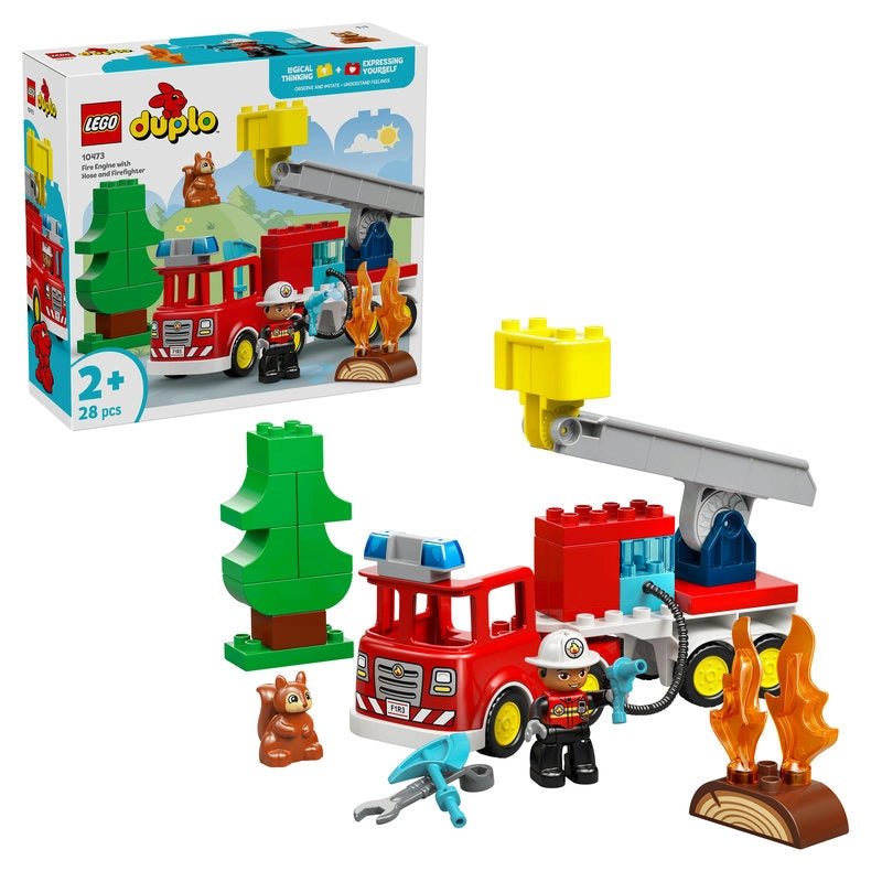 Lego - Fire Truck with Hose and Firefighter 28 Pcs 2Y+ — BambiniJO Jordan