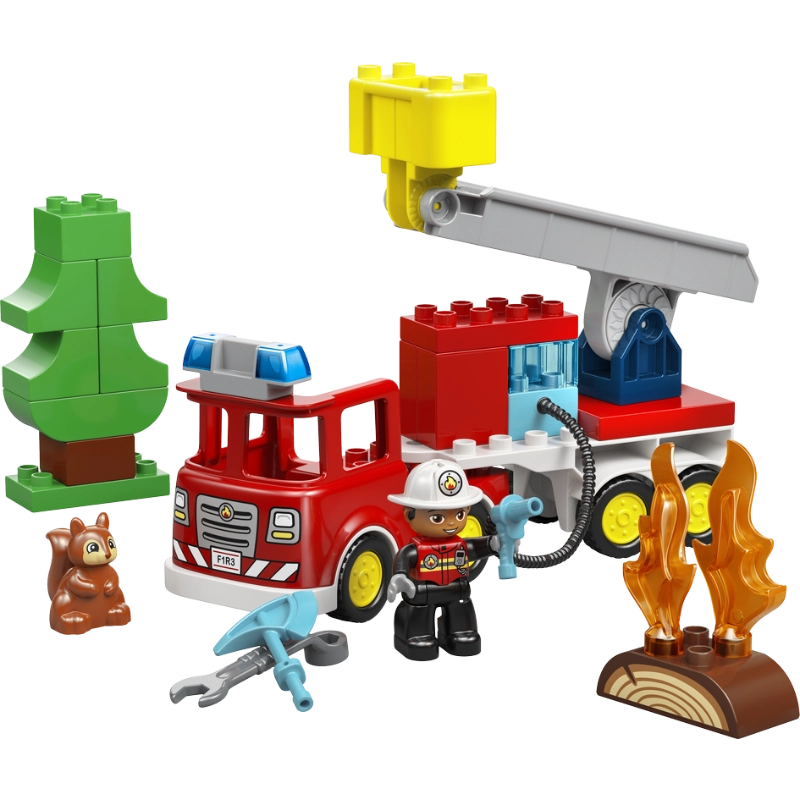 Lego - Fire Truck with Hose and Firefighter 28 Pcs 2Y+ — BambiniJO Jordan
