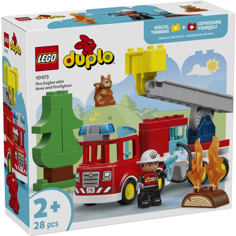 Lego - Fire Truck with Hose and Firefighter 28 Pcs 2Y+ — BambiniJO Jordan