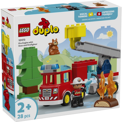 Lego - Fire Truck with Hose and Firefighter 28 Pcs 2Y+ — BambiniJO Jordan
