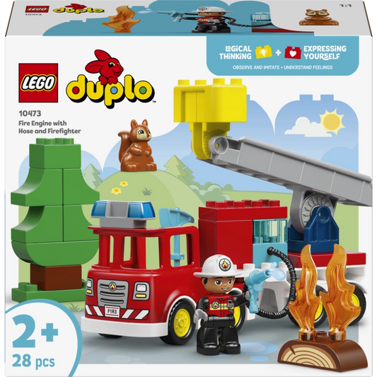Lego - Fire Truck with Hose and Firefighter 28 Pcs 2Y+ — BambiniJO Jordan