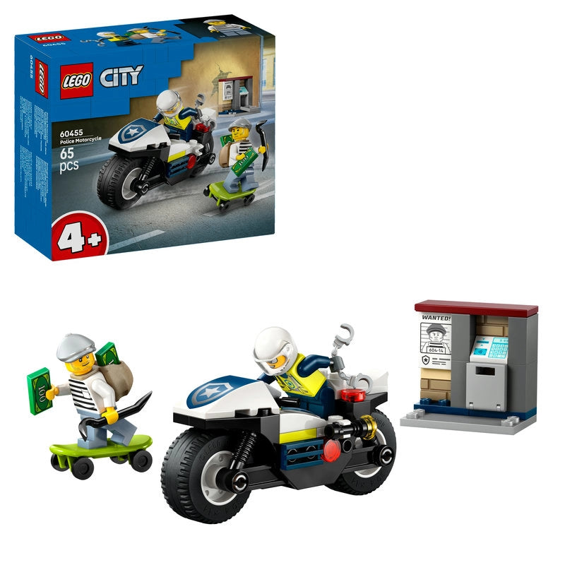 Lego - Police Motorcycle Chase 65 Pcs 4Y+ — BambiniJO Jordan