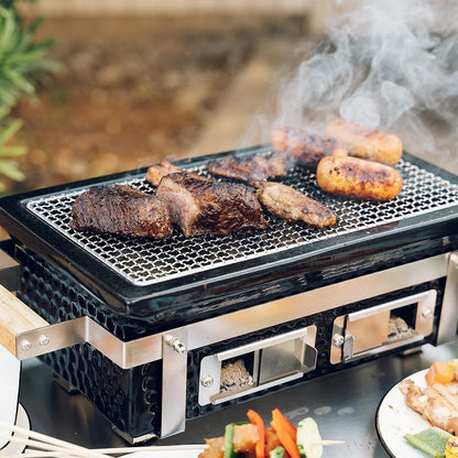 Hibachi - Outdoor Ceramic Japanese Grill Rectangular