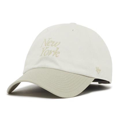 47 Brand New York Yankees Clean Up Cap Sandstone - front view
