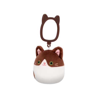 Squishmallows - Clip-On Little Plush 3.5" Glaudini the Tuxedo Cat | 1-6Y