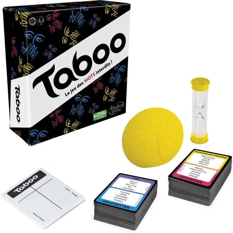 Hasbro Gaming - Classic Taboo Game (French) | 13Y+ Hasbro Gaming - Classic Taboo Game (French) | 13Y+