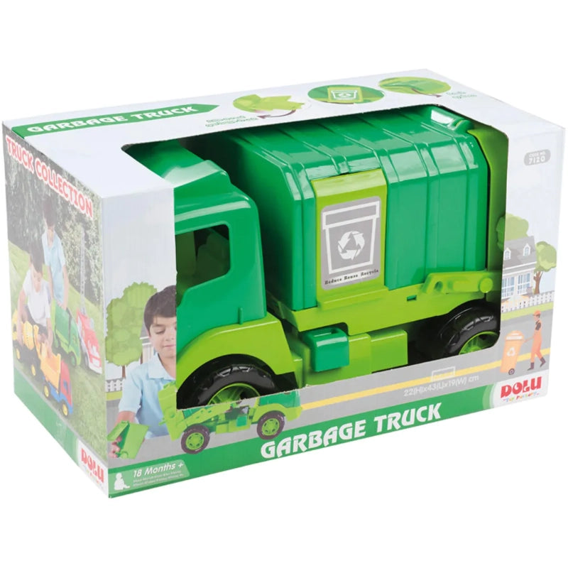 Dolu - Garbage Truck in Window Box 43 cm | 18M+