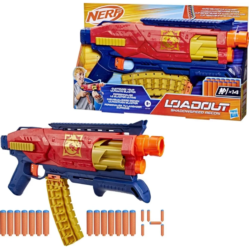 Nerf - Loadout Shadowspeed Recon Blaster | 8Y+ Nerf - Loadout Shadowspeed Recon Blaster | 8Y+