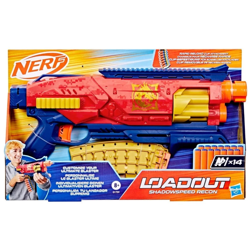 Nerf - Loadout Shadowspeed Recon Blaster | 8Y+ Nerf - Loadout Shadowspeed Recon Blaster | 8Y+