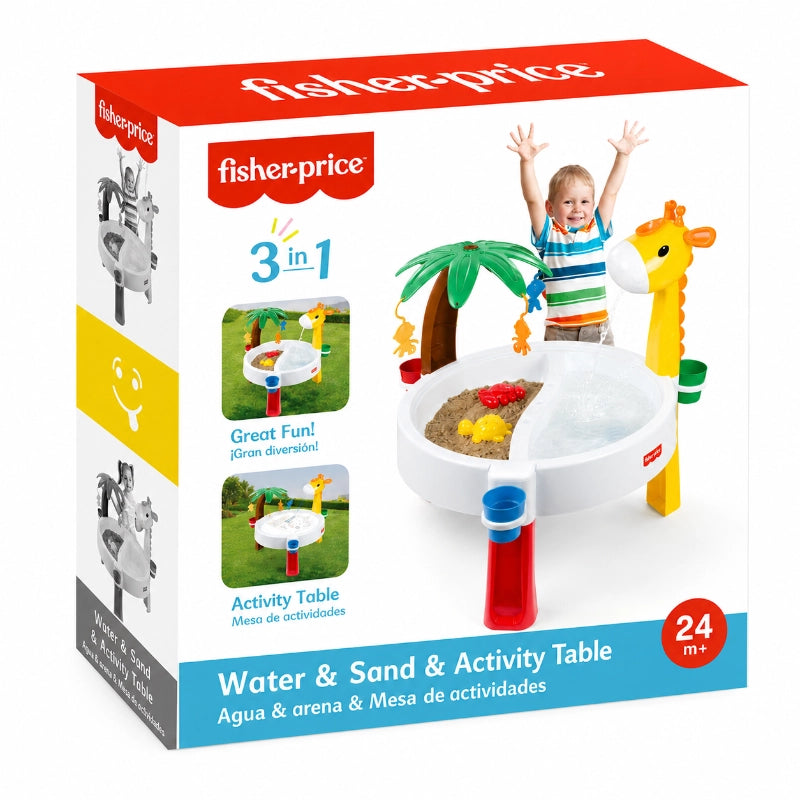 Fisher-Price - Water & Sand Activity Table | 2Y+ Fisher-Price - Water & Sand Activity Table | 2Y+