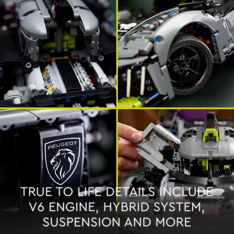 Lego - Peugeot 9x8 24H Le Mans Hybrid Hypercar 1775 Pcs 18Y+ — BambiniJO Jordan