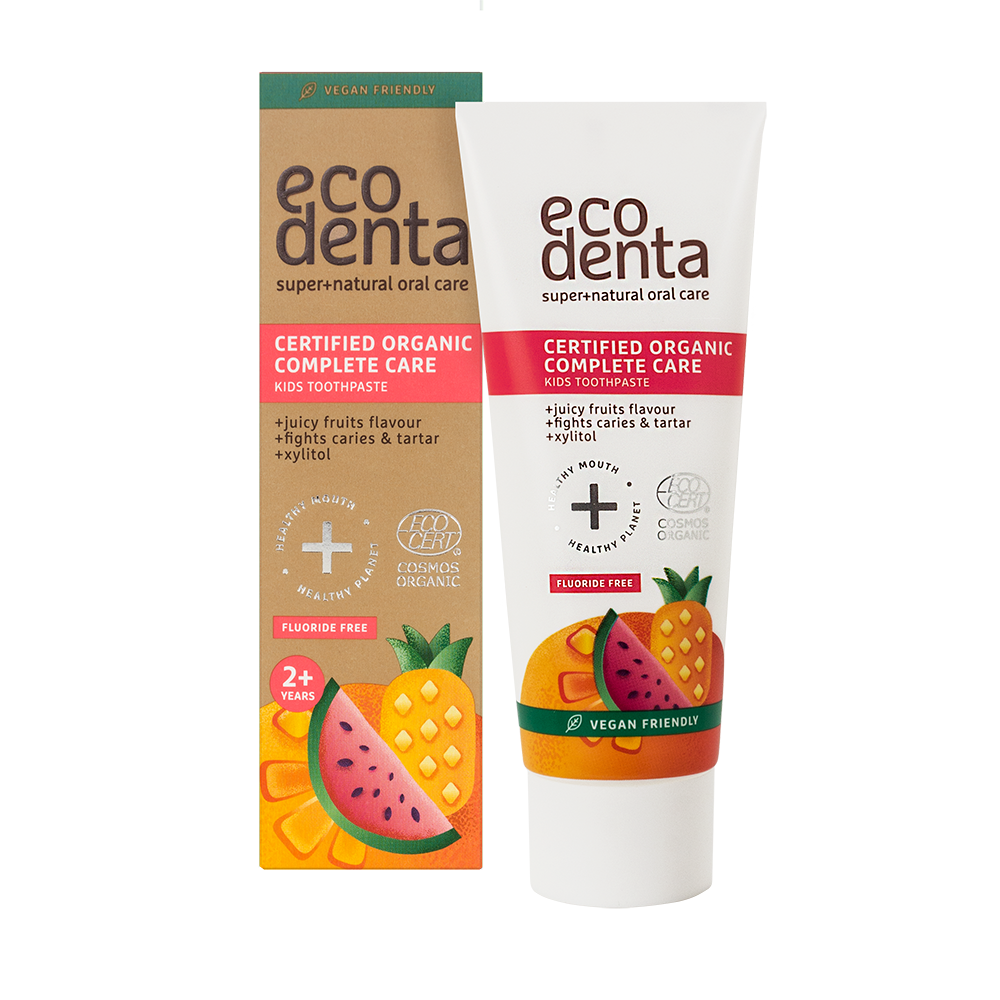 KIDS ORGANIC Juicy Fruit toothpaste, 75ml KIDS ORGANIC Juicy Fruit toothpaste, 75ml