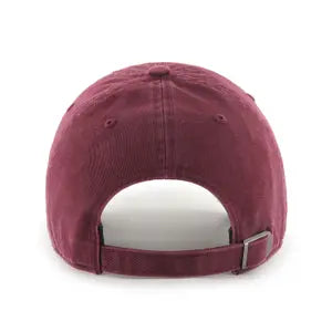 47 Brand Los Angeles Dodgers Base Runner Clean Up Cap Dark Maroon - detail view