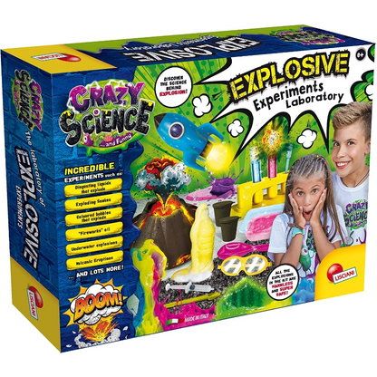Lisciani - Crazy Science Explosive Experiments Laboratory | 8Y+