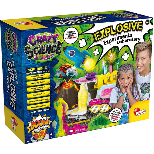 Lisciani - Crazy Science Explosive Experiments Laboratory | 8Y+