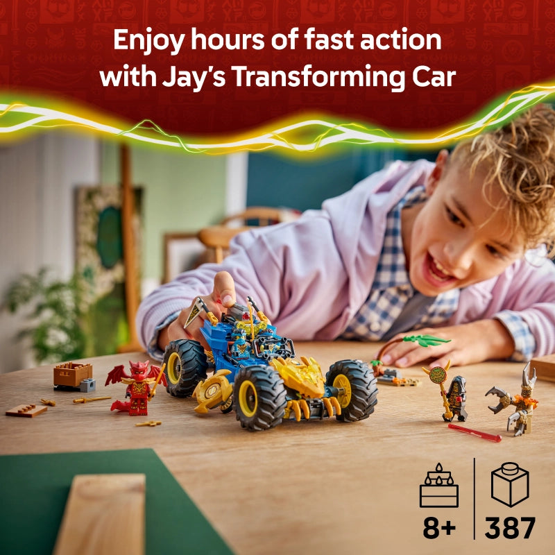 Lego - Jay's Transforming Car 387 Pcs 8Y+ — BambiniJO Jordan