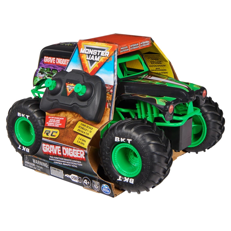 Monster Jam - 1:15 سيارة جراف ديجر بالتحكم عن بعد | 4 سنوات فما فوق Monster Jam - 1:15 سيارة جراف ديجر بالتحكم عن بعد | 4 سنوات فما فوق