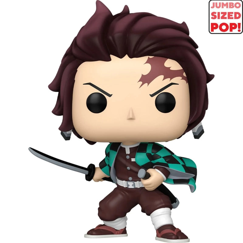 Funko - Pop Jumbo! أنيميشن: ديمون سلاير - تانجيرو كامادو | 3 سنوات فما فوق Funko - Pop Jumbo! أنيميشن: ديمون سلاير - تانجيرو كامادو | 3 سنوات فما فوق