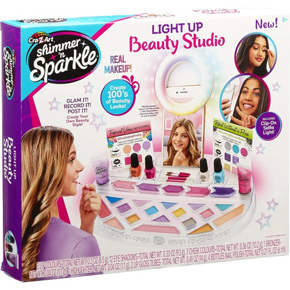 Cra-Z-Art - Shimmer 'n Sparkle Light Up Beauty Studio | 8Y+