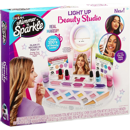 Cra-Z-Art - Shimmer 'n Sparkle Light Up Beauty Studio | 8Y+