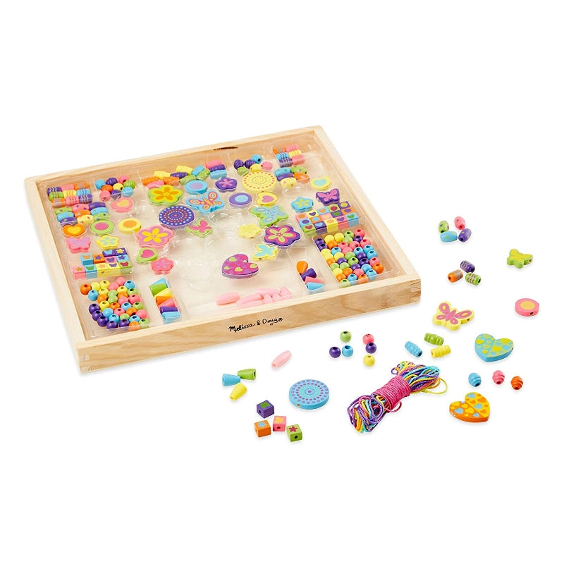 Melissa & Doug - Created by Me! Bead Bouquet Wooden Bead Kit | 4Y+