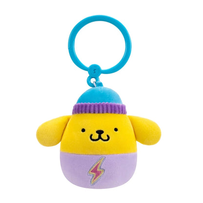 Squishmallows - Hello Kitty and Friends Kawaii Tokyo- Clip-On Little Plush 3.5" Pompompurin | 1-6Y