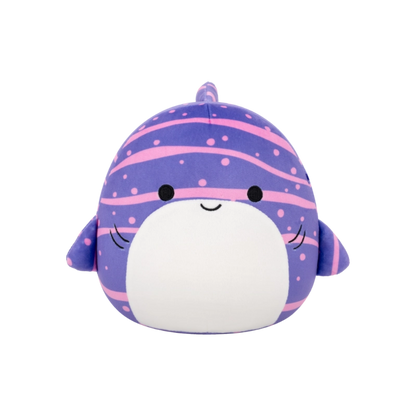 Squishmallows - Medium Plush 12" Tizziano the Purple Striped Whale Shark | 1-6Y