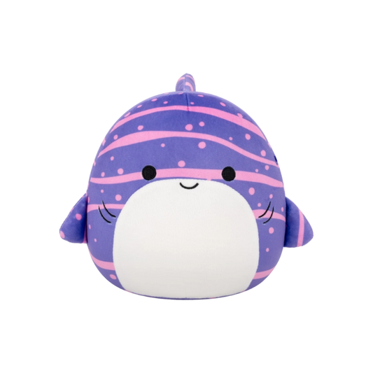 Squishmallows - Medium Plush 12" Tizziano the Purple Striped Whale Shark | 1-6Y