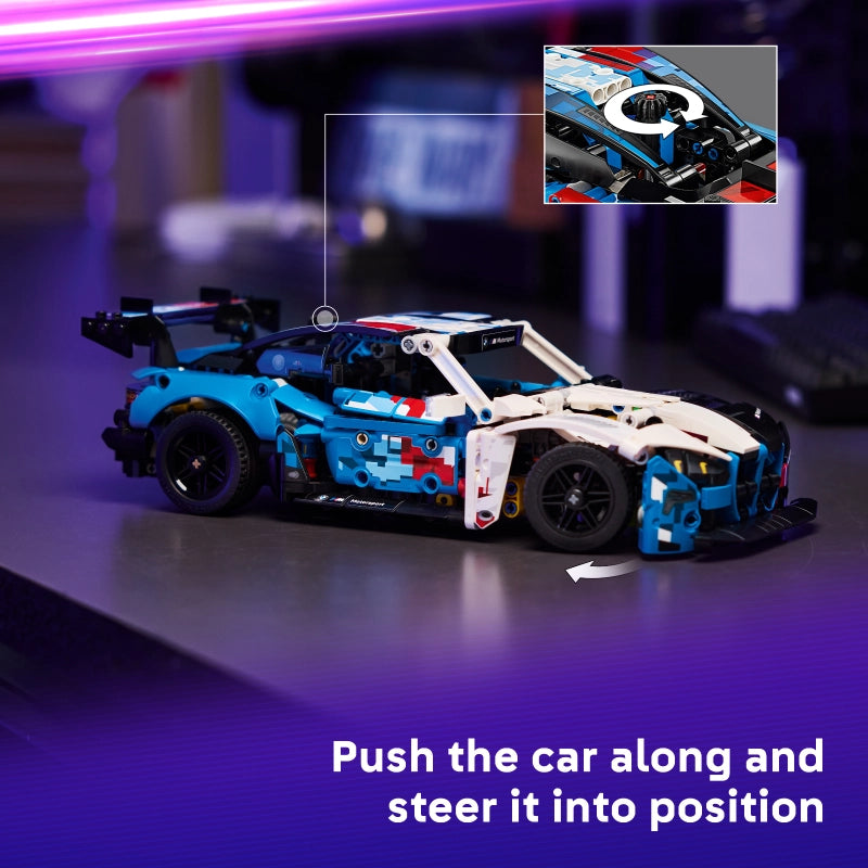 ليغو - سيارة سباق بي إم دبليو M4 GT3 EVO | 747 قطعة | 11 سنة فأكثر ليغو - سيارة سباق بي إم دبليو M4 GT3 EVO | 747 قطعة | 11 سنة فأكثر