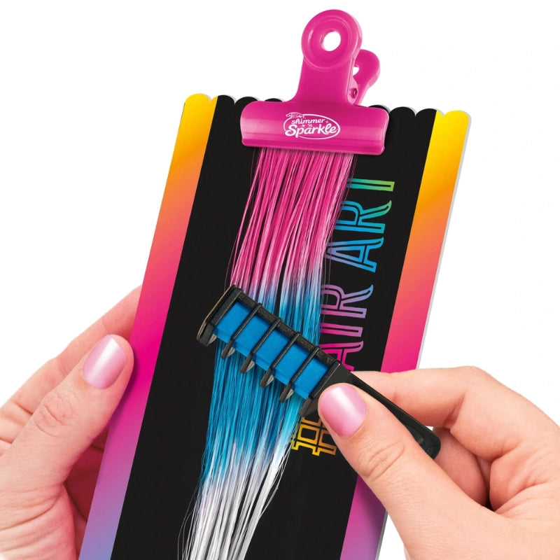 Cra-Z-Art - Shimmer 'n Sparkle Color FX Hair Extensions Studio | 8Y+
