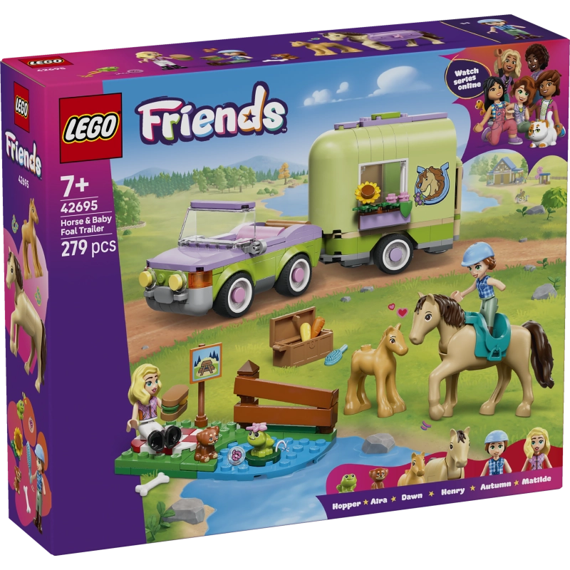 Lego - Horse & Baby Foal Trailer 279 Pcs 7Y+ — BambiniJO Jordan