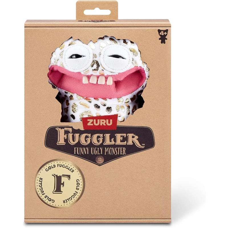 Fuggler - 9-Inch Gold Fuggs Plush Series 1- Grin Grin | 4Y+