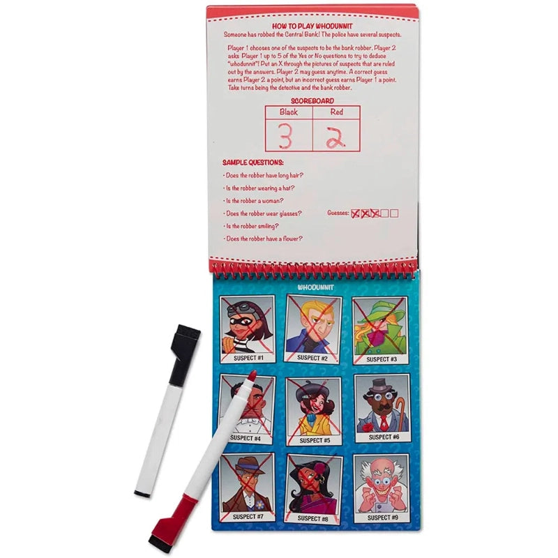 Melissa & Doug - Spy Games Wipe-Off Activity Pad- On The Go Travel Activity | 6Y+ Melissa & Doug - Spy Games Wipe-Off Activity Pad- On The Go Travel Activity | 6Y+
