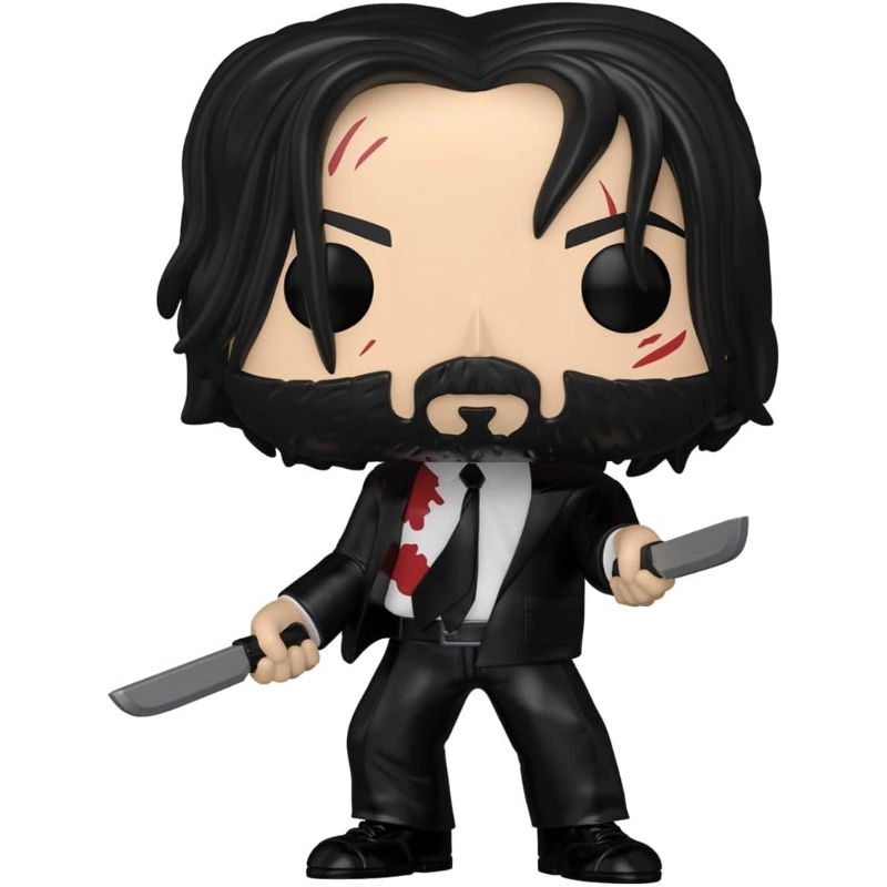 Funko - Pop! Movies: John Wick Series 6- John Wick with Dual Knives | 3Y+