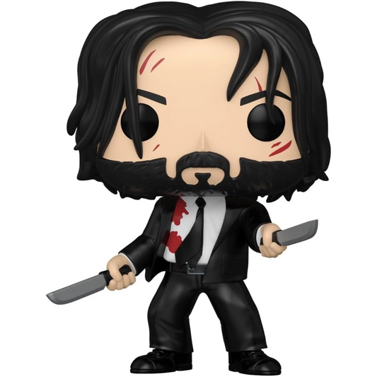 Funko - Pop! Movies: John Wick Series 6- John Wick with Dual Knives | 3Y+
