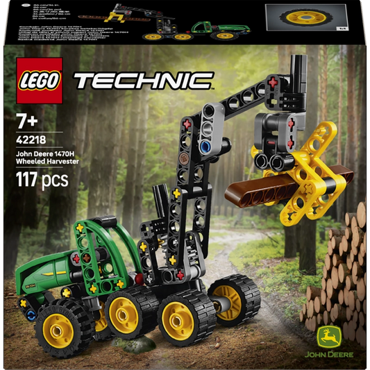 Lego - John Deere 1470H Wheeled Harvester 117 Pcs 7Y+ — BambiniJO Jordan