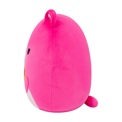 Squishmallows - Little Plush 7.5" Delia the Pink Bear Holding Heart Pancakes | 1-6Y
