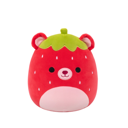 Squishmallows - Medium Plush 12" Romeo the Red Strawberry Bear | 1-6Y