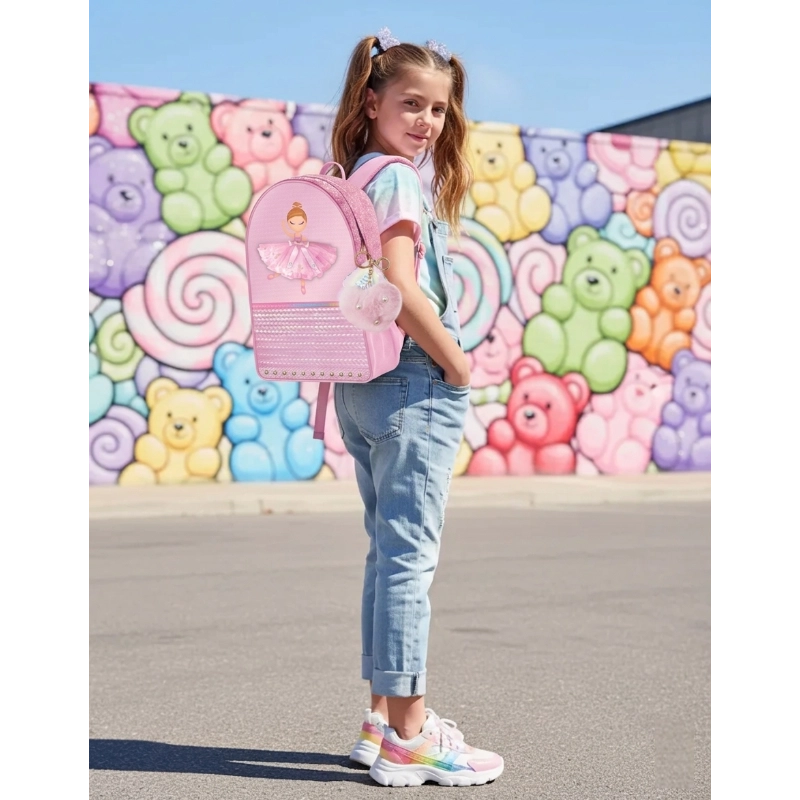 Hot Focus - Stylish Backpack | Ballerina Beauties | 5Y+ Hot Focus - Stylish Backpack | Ballerina Beauties | 5Y+