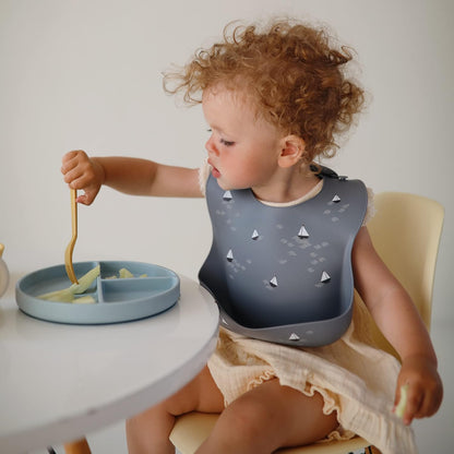 MUSHIE - Silicone Suction Plate | Stone
