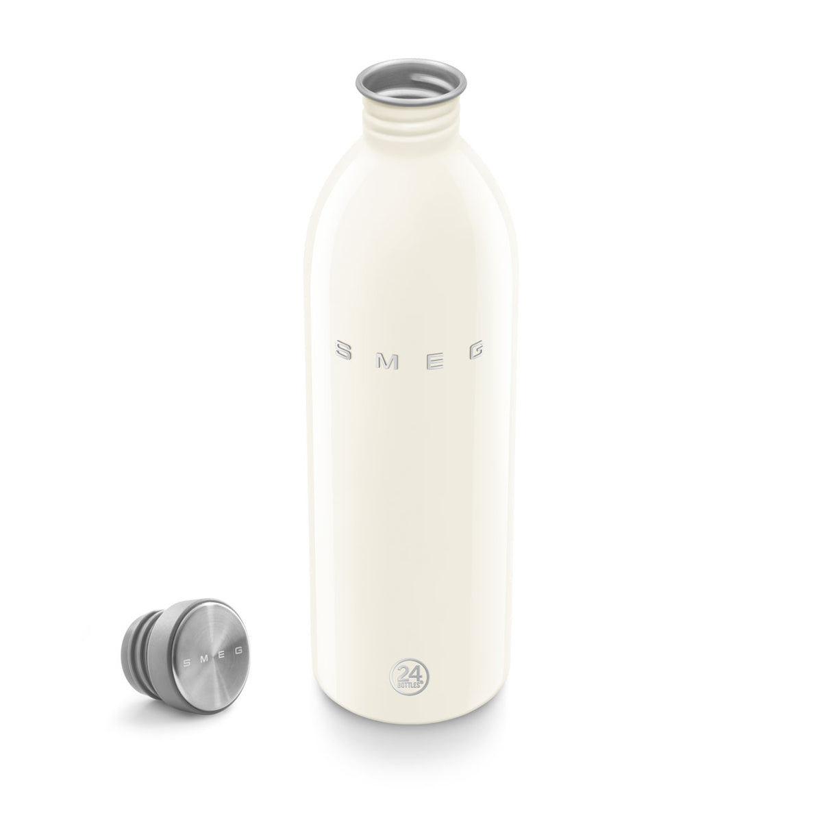 Smeg x 24Bottles Urban Bottle 1L Cream — BambiniJO Jordan