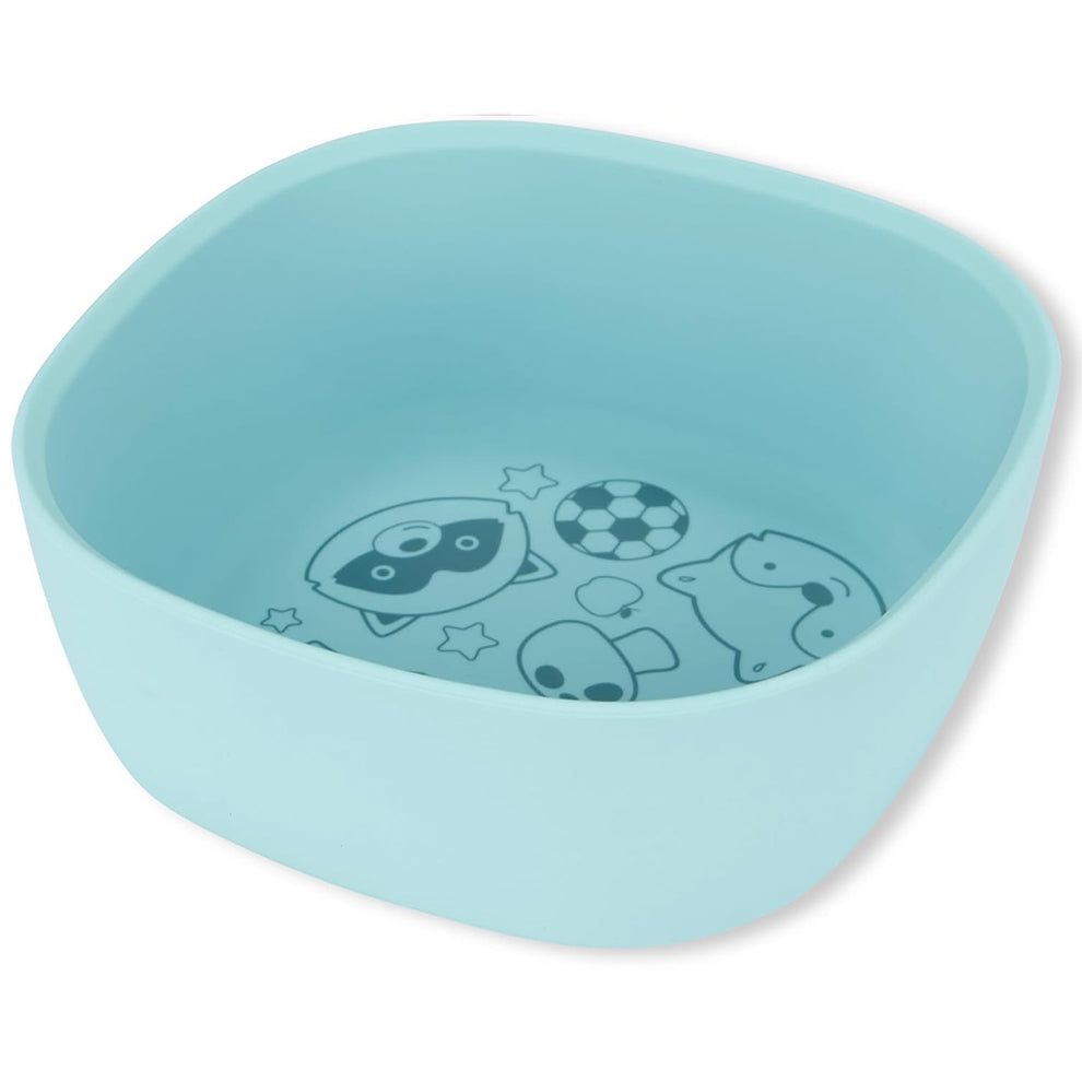 Skip Hop - Squad Silicone Bowl | Blue Skip Hop - Squad Silicone Bowl | Blue