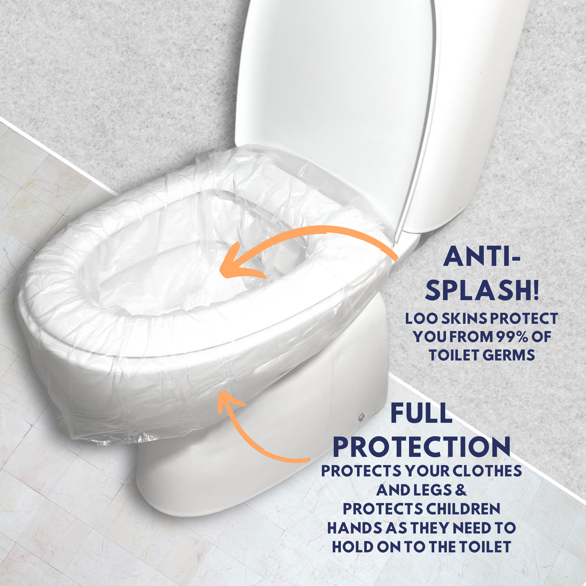 Loo Skins - Seat & Bowl Covers | 5 Pack Loo Skins - Seat & Bowl Covers | 5 Pack